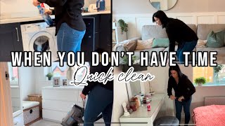 When you don’t want to come home to a messy house! Quick Clean with me| cleaning motivation