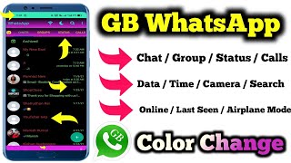 Gb WhatsApp A to Z Colour Change 2022