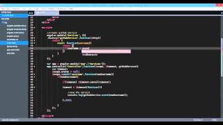 angularjs example http ajax create github api service, get list of events, repo 720p