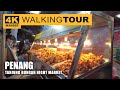 Tanjung Bungah Night Market Walking Tour in Penang, Malaysia (4K 60fps)