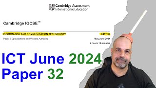 2024 June Paper 3, Cambridge 0417 ICT [IGCSE]