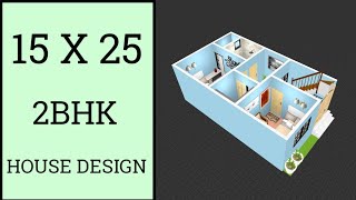 15 X 25 House Design ll 15 X 25 Ghar Ka Naksha ll 375 Sqft House Plan