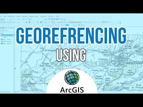 Tuto ArcGIS : Georeferencing L Géoréférencement D'une Carte Raster ...