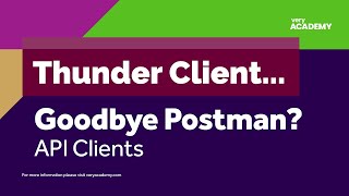 Postman API Test Alternative - Thunder Client