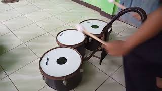 Rumus Drumband Lengkap || Mars Kavaleri 1 (Trio Tom Versi 1)