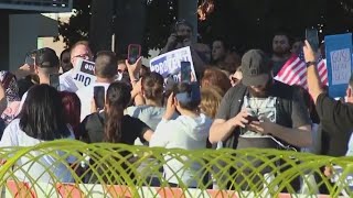 Tension briefly rises outside Glendale Unified meeting