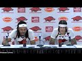 jonas aidoo trevon brazile postgame arkansas 86 texas 81 ot