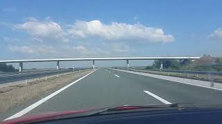 Autocesta A5 kod Osijeka, Hrvatska - Highway A5 near Osijek, Croatia