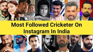 Most Followed Cricketer On Instagram In India 🇮🇳 Top 25 Cricketer 🔥 #shorts #msdhoni #viratkohli