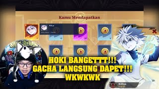 SUPER HOKI GACHA LANGSUNG DAPAT SKIN HARITH KILLUA TANPA TUKAR HUNTER COIN!! MLBB X HUNTER X HUNTER