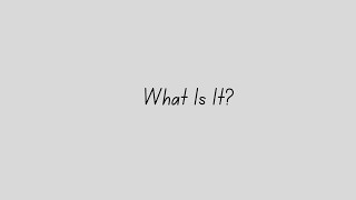 What Is It? - Terms \u0026 Conditions