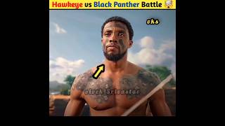 Hawkeye vs Black Panther Battle 🤯#shorts #marvel #ironman #youtubeshorts