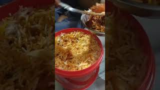 #street food #red bucket biryani# kurnool vlogs.#800rs# quantity 4 members.#average taste.