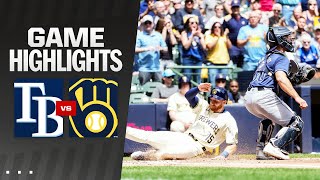 Rays vs. Brewers Game Highlights (5/1/24) | MLB Highlights