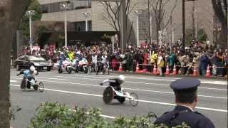 Wheelchair Race Tokyo Marathon Race February 26 2012 Japan (11)