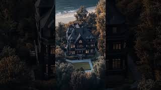 Crazy looking gothic mansion in Hamburg Germany