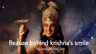 Why krishna's face has always that miraculous smile? | Krishna | sourabhraaj jain | Mahabharata