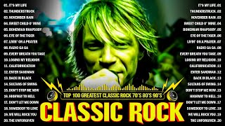 Classic Rock 70s 80s 90s  Album ️🔥 Nirvana, Metallica, Aerosmith, ACDC, Bon Jovi