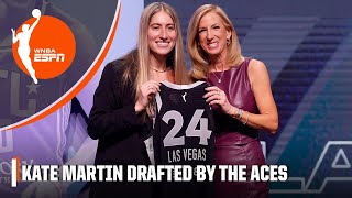 Iowa's Kate Martin drafted by the Las Vegas Aces at pick No. 18 | WNBA Draft