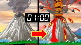 1 Minute Timer | Volcano 🌋
