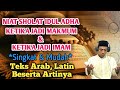 NIAT SHOLAT IDUL ADHA SEBAGAI MAKMUM & SEBAGAI IMAM || Ustadz Latif