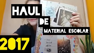 Haul de material escolar 2017