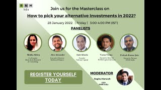 RNM India Webinar- How to pick your alternative investment in 2022?