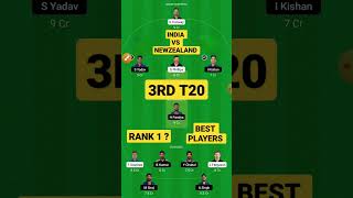 india vs newzealand 3rd t20 dream11 team prediction, ind vs nz dream11, dream11 india vs nz 3rd t20