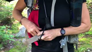 How I used my Hiking Umbrella hands-free on my AT thru-hike.