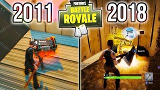 L'EVOLUZIONE DI FORTNITE DAL 2011 AL 2018, NON CI CREDERETE!!