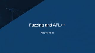 Fuzzing and AFL++