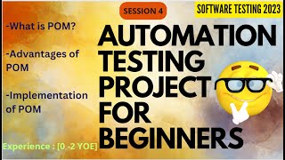 Session 4: Automation Testing Project for Beginners | Java + Selenium | Software Testing Zone