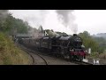 severn valley railway svr autumn steam gala 2024 featuring three visiting locomotives.