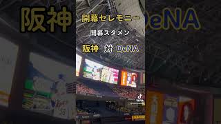 開幕セレモニー　スタメン　阪神　タイガース　京セラドーム