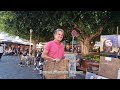 the most popular walking tour in the old town of rhodes rhodes greece 4k