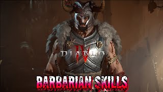 Diablo 4 - All Barbarian Skills Showcase