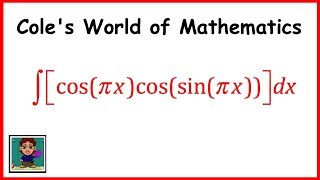 Integral of cos(πx)cos(sin πx) ❖ Calculus 1 ❖ Trig Integrals