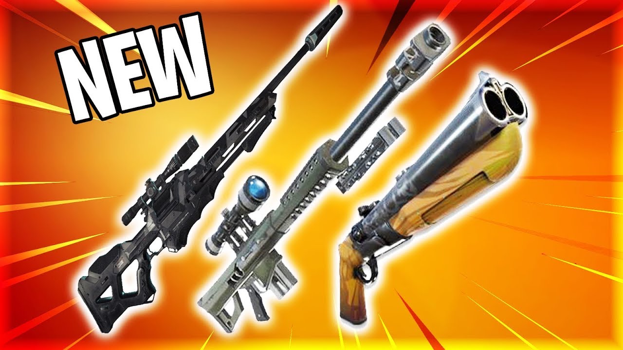 3 Brand New Weapons Coming Into Fortnite! - YouTube