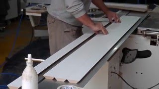 WOODMAN: Folding blanks for architraves (DIN doors)/Формирование заготовки 2 наличников.