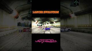 NO ONE CAN STOP LANCER EVOLUTION IN NEED FOR SPEED MOST WANTED #nfsheat #policechase #lancer #shorts