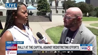 Voting rights groups, activists protest SC redistricting proposal amid Senate debate