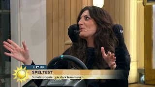 Speltest i Nyhetsmorgon - då kraschar Soraya - Nyhetsmorgon (TV4)