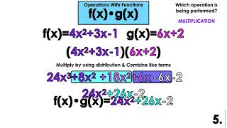 Operations with Functions