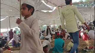 Godda jila ke Mahagama parkhand ke Bhanjpur me ijtema ho raha hai ijtema ka dekhe pura najara