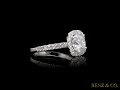 1.88 ct round cut diamond engagement ring