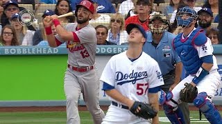 STL@LAD: Carpenter opens scoring with a solo home run