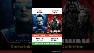 Robot 2.0 Vs Jawan Movie 25 Day Comparison || Box Office Cecollection #shorts #jailer #gader2 #jawan