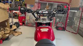 New Handlebars for the Honda Monkey! | Installing ODI Pit Bike Bars on my 2019 Honda Monkey 125