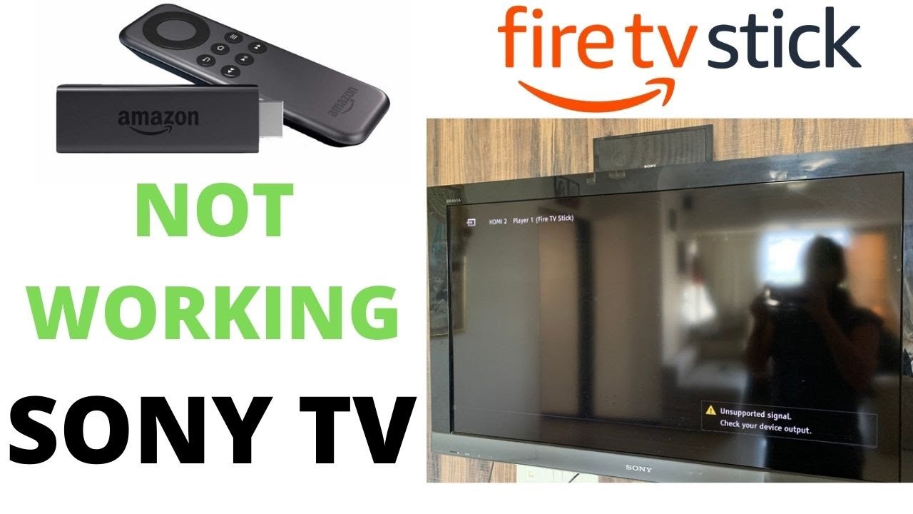 How To Fix Fire Tv Stick Not Working On Sony Smart TV - YouTube