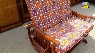 Wooden Moving Chair||Rocking Chair Wooden Made||Up Cheapest Furniture Market In Karachi|Karachi Info